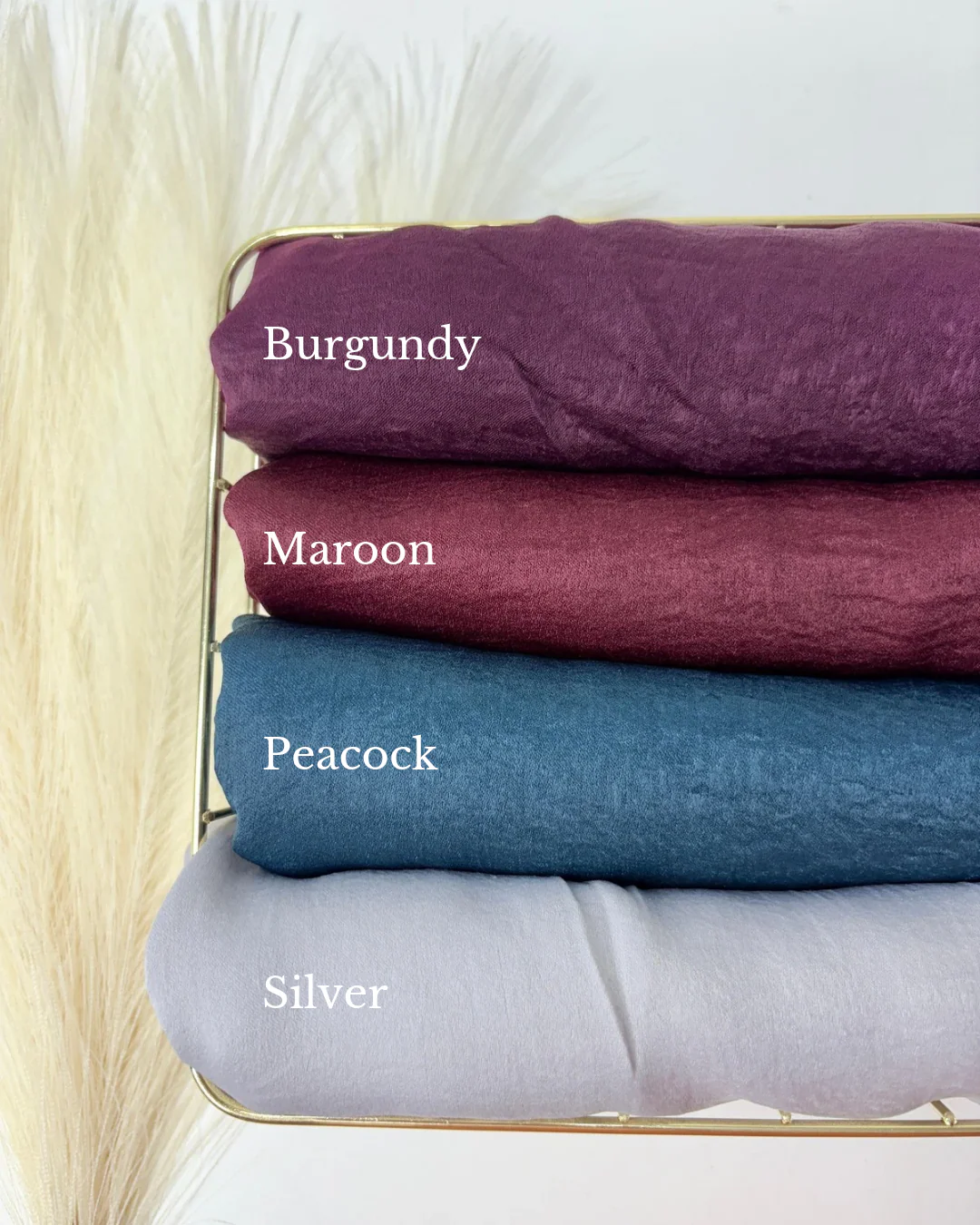 Yusraa Cotton Satin Hijabs Summer 25 Edition - Image 3