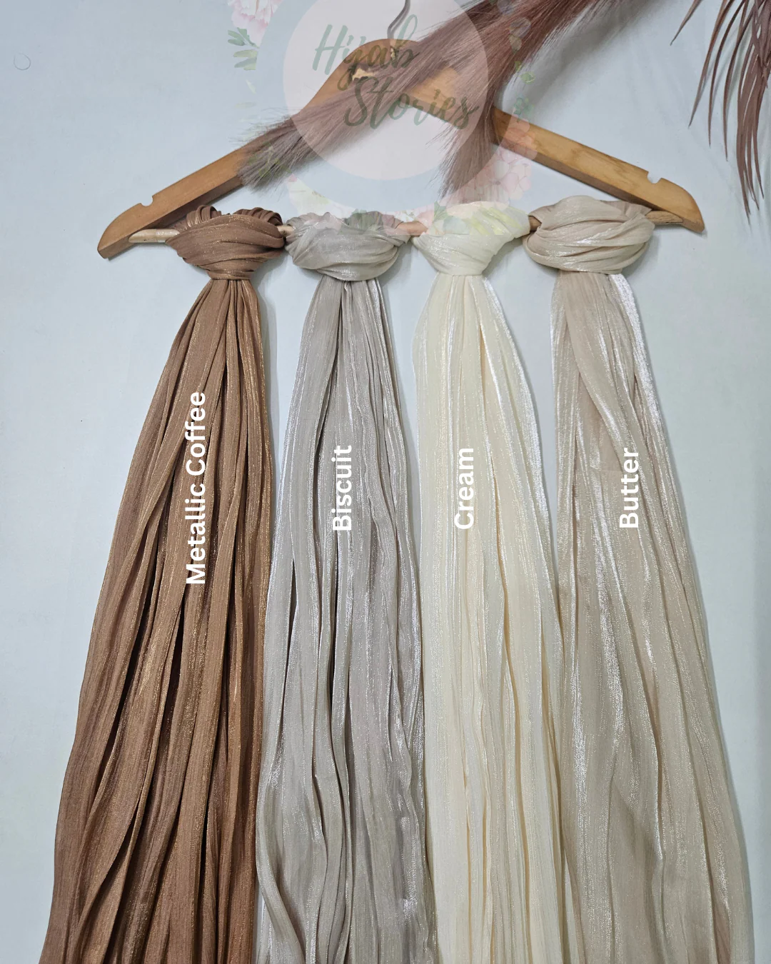 Crush Organza Shimmer Hijabs - Image 11