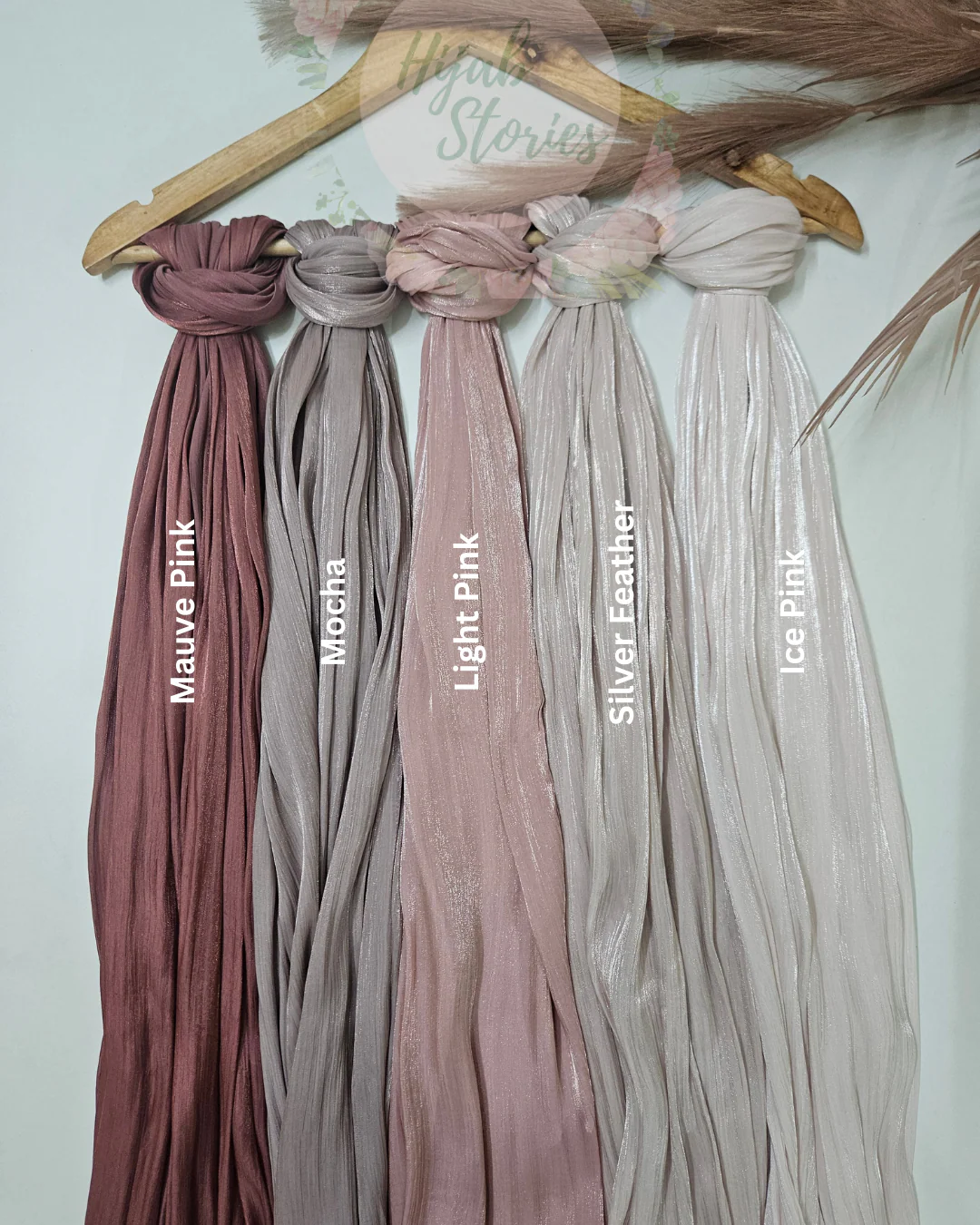 Crush Organza Shimmer Hijabs - Image 6