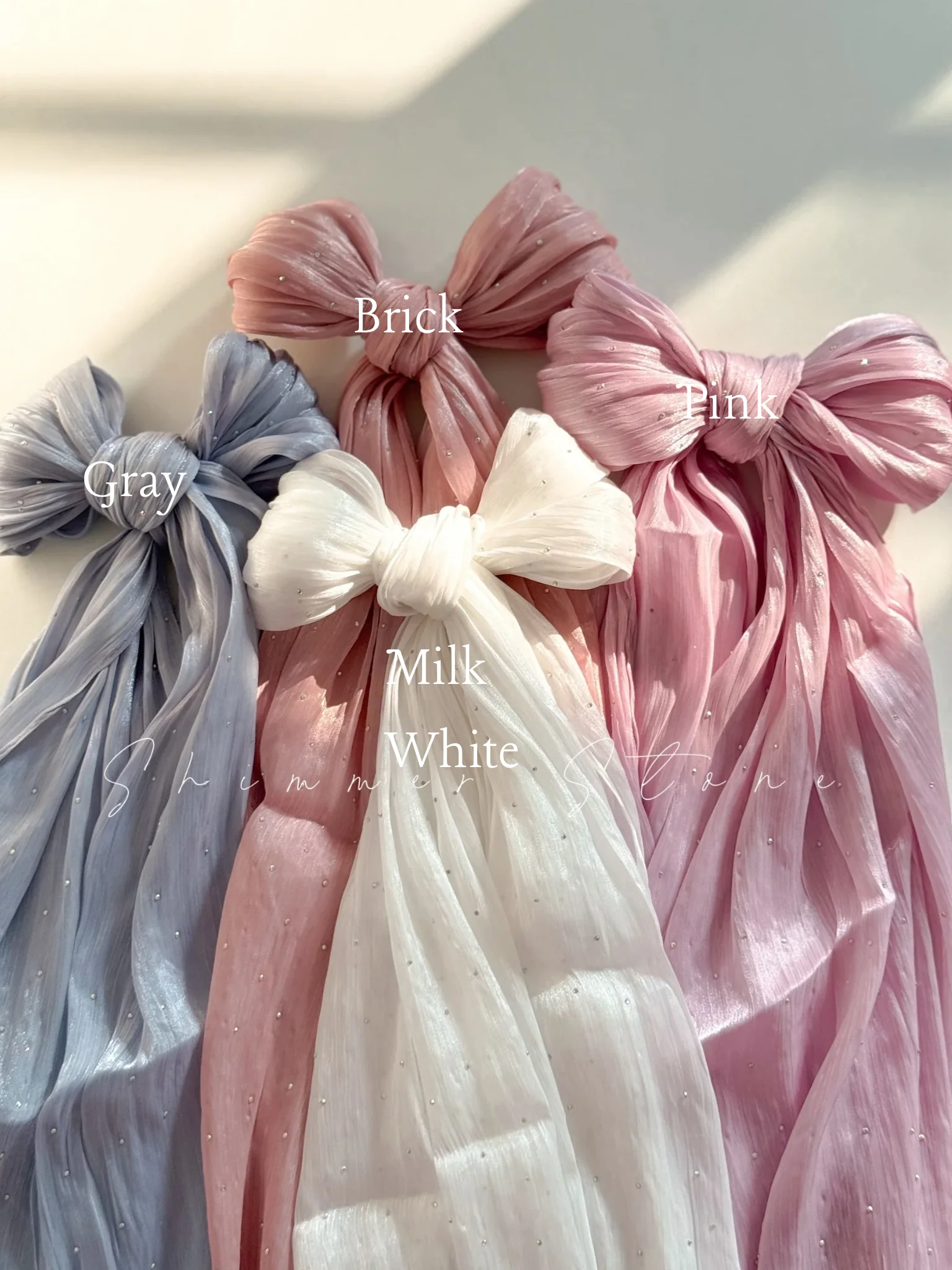 DSC Shimmery Organza Stone Hijabs - Image 4