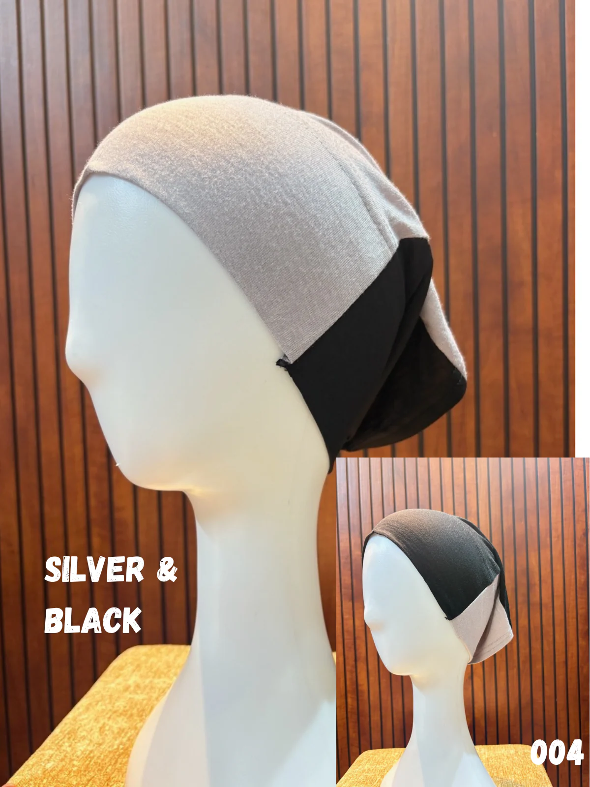Dual Color Tube Hijab Caps - Image 5