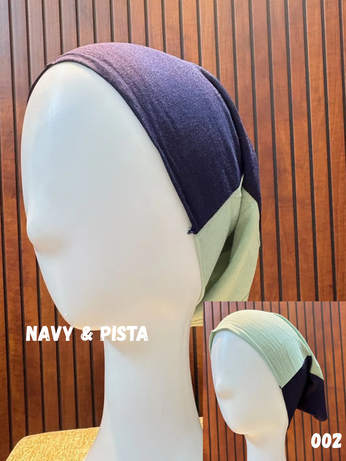 Dual Color Tube Hijab Caps - Image 7