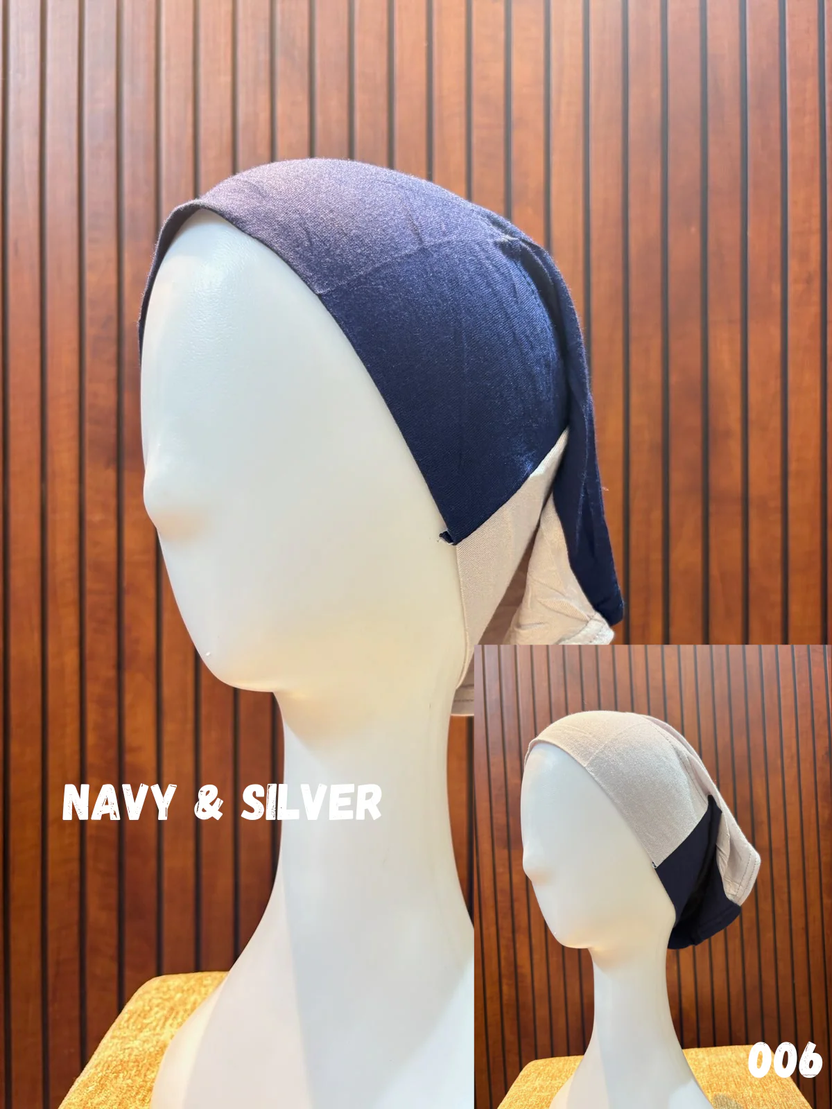 Dual Color Tube Hijab Caps - Image 8