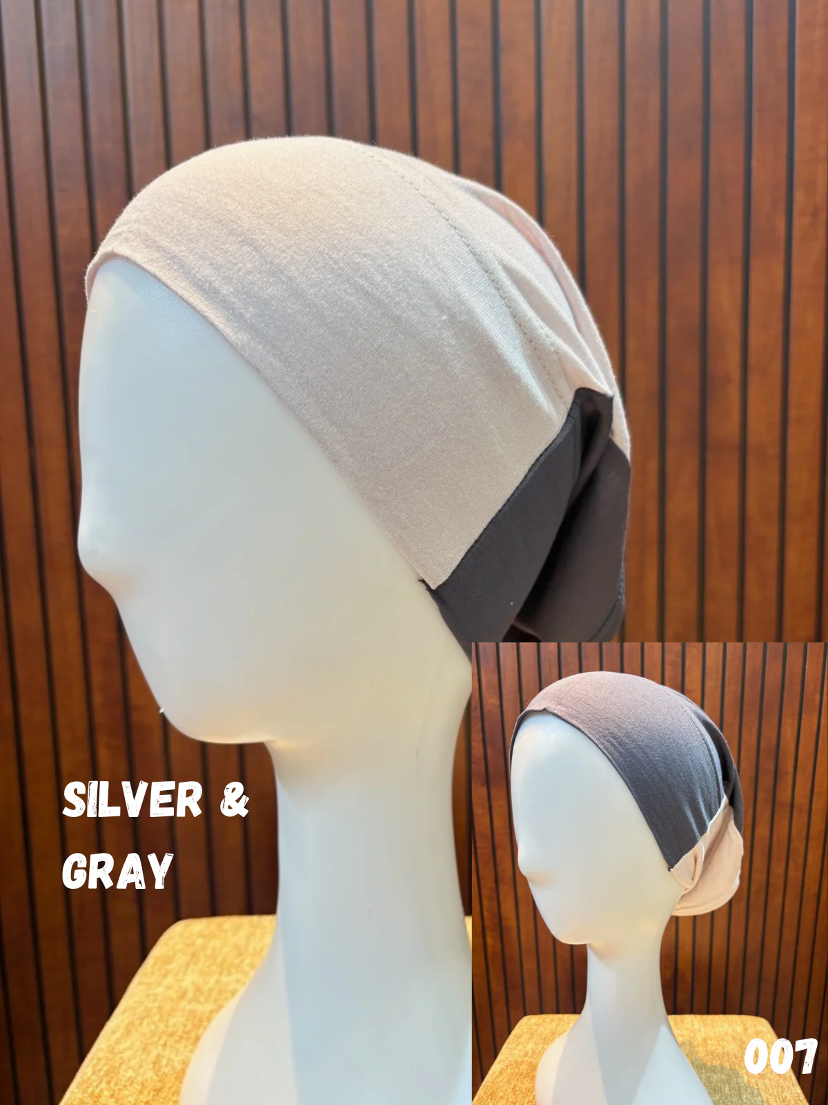 Dual Color Tube Hijab Caps - Image 9