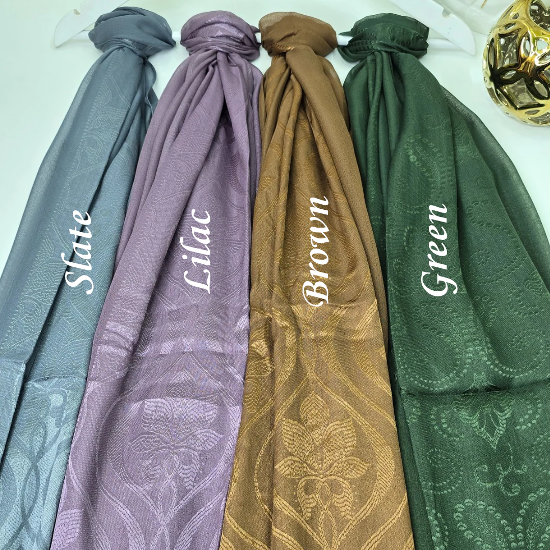 Georgette Satin Hijabs Print 2 - Image 3