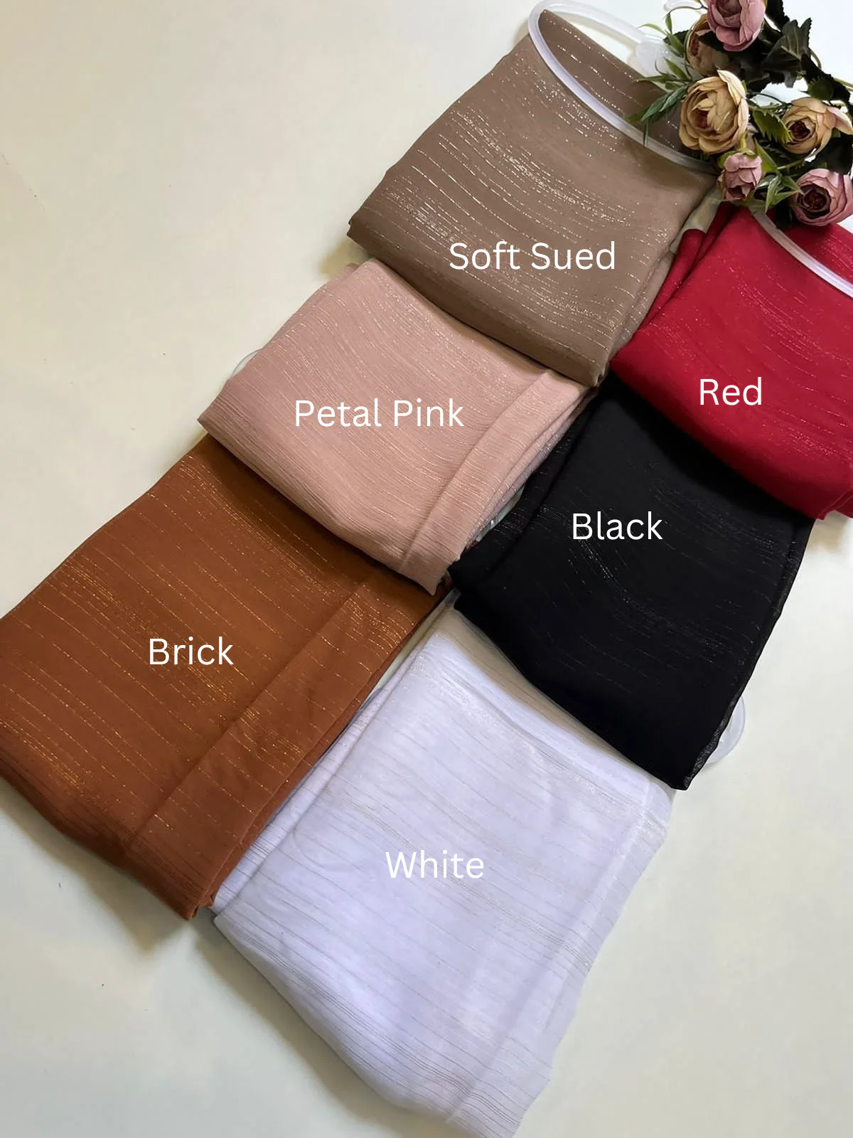 Georgette Shimmer Hijabs - Image 6