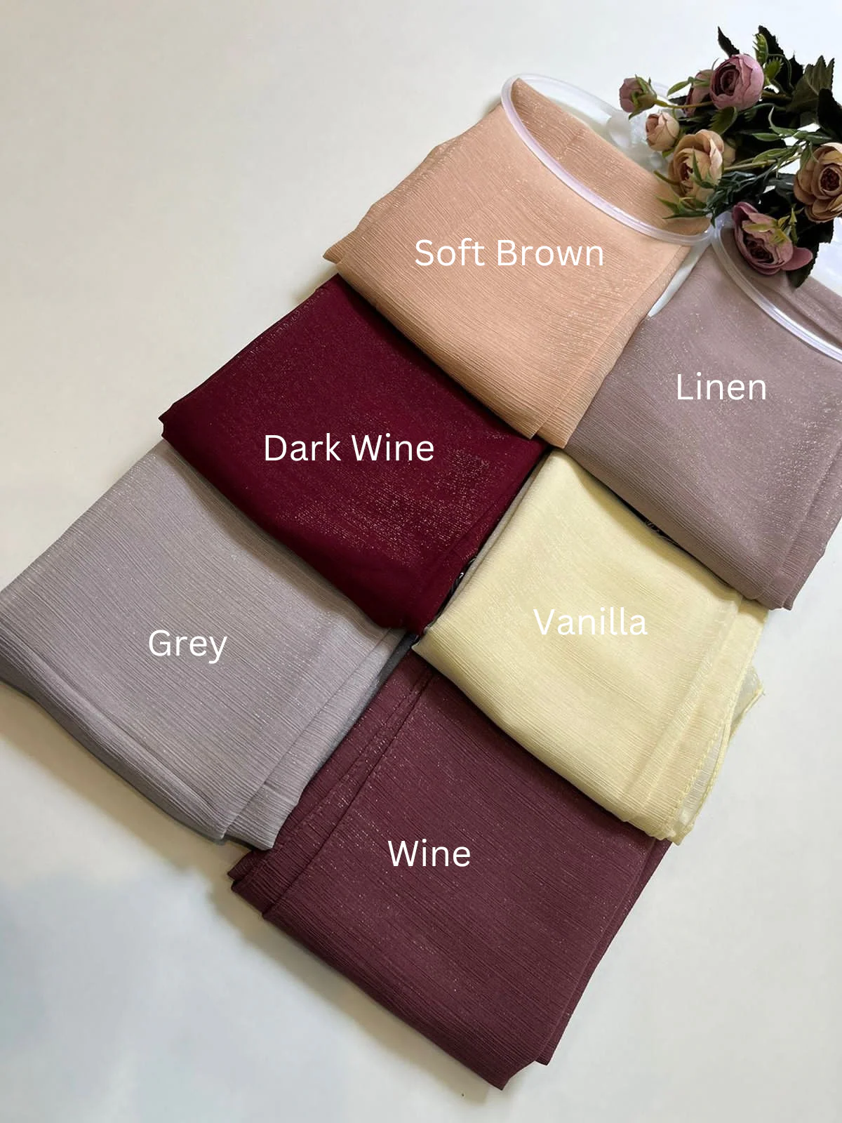 Georgette Shimmer Hijabs - Image 8