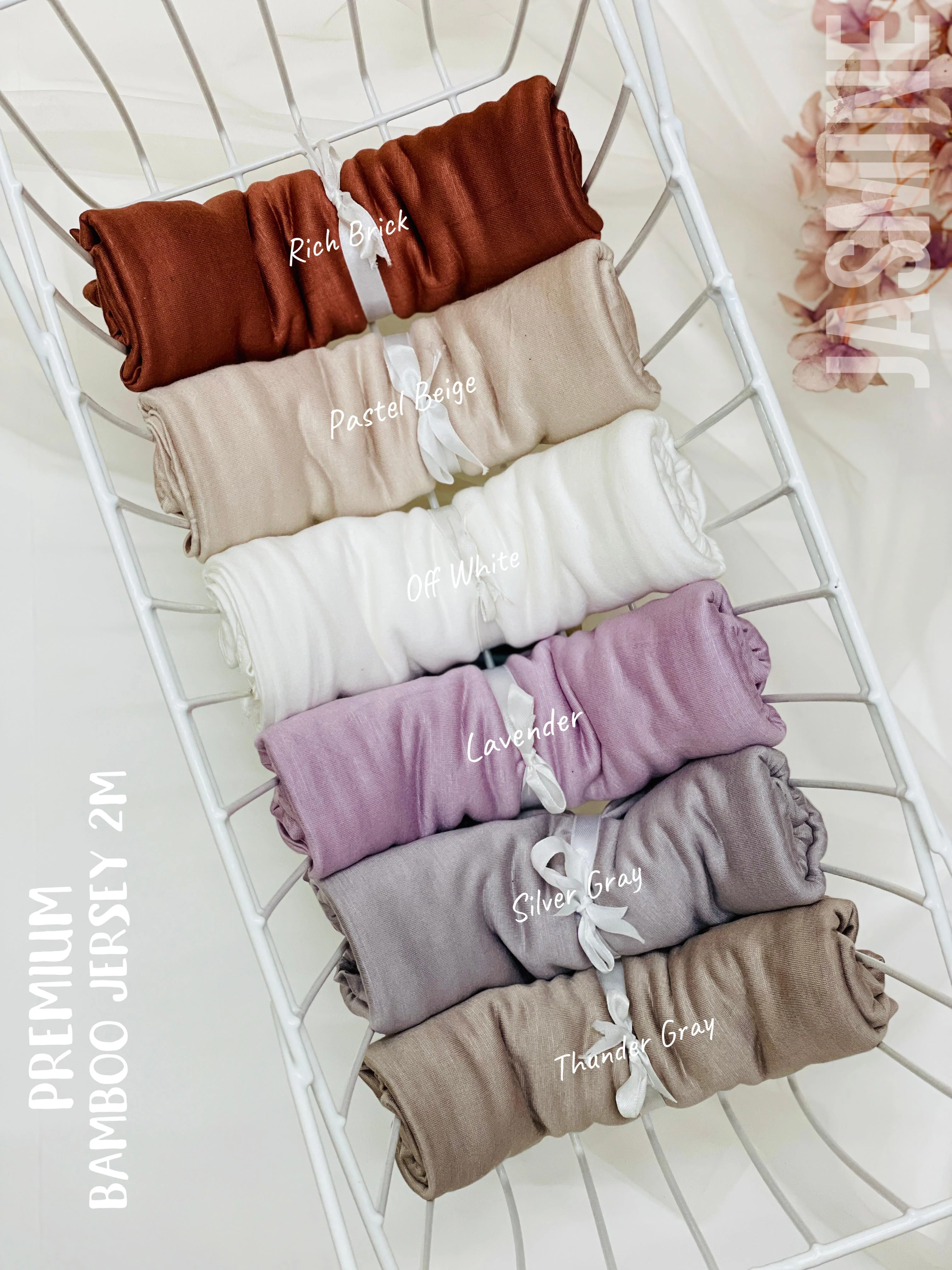 Jasmine Premium Bamboo Jersey Hijabs 2M - Image 3