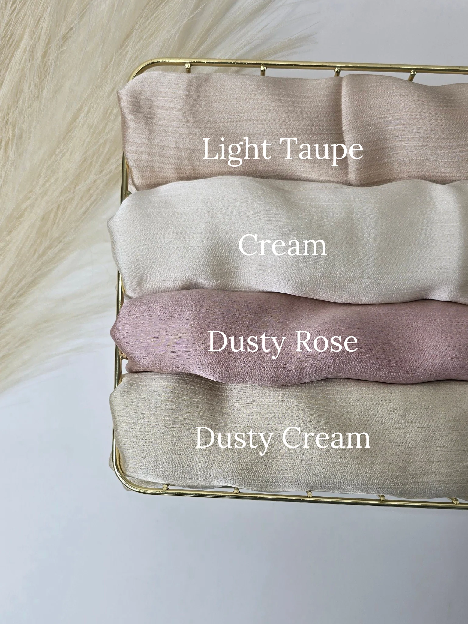 Muna Satin Crochet Hijabs Summer Edition - Image 3