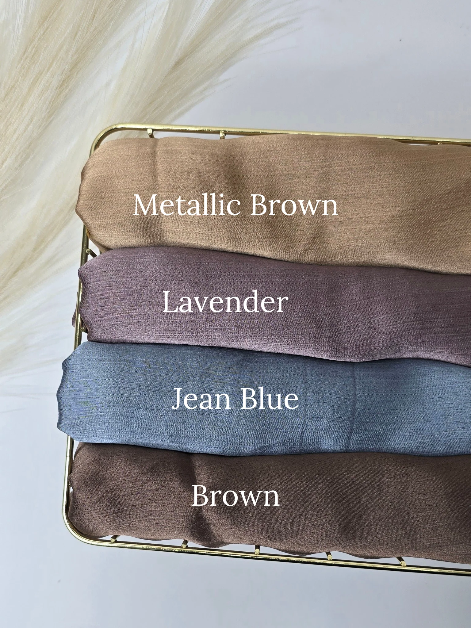 Muna Satin Crochet Hijabs Summer Edition - Image 4