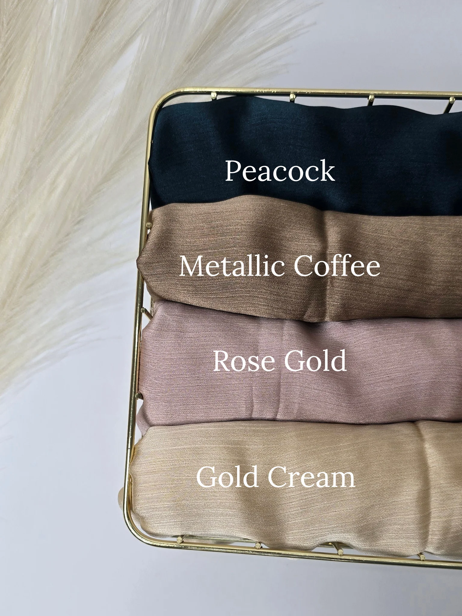 Muna Satin Crochet Hijabs Summer Edition - Image 5