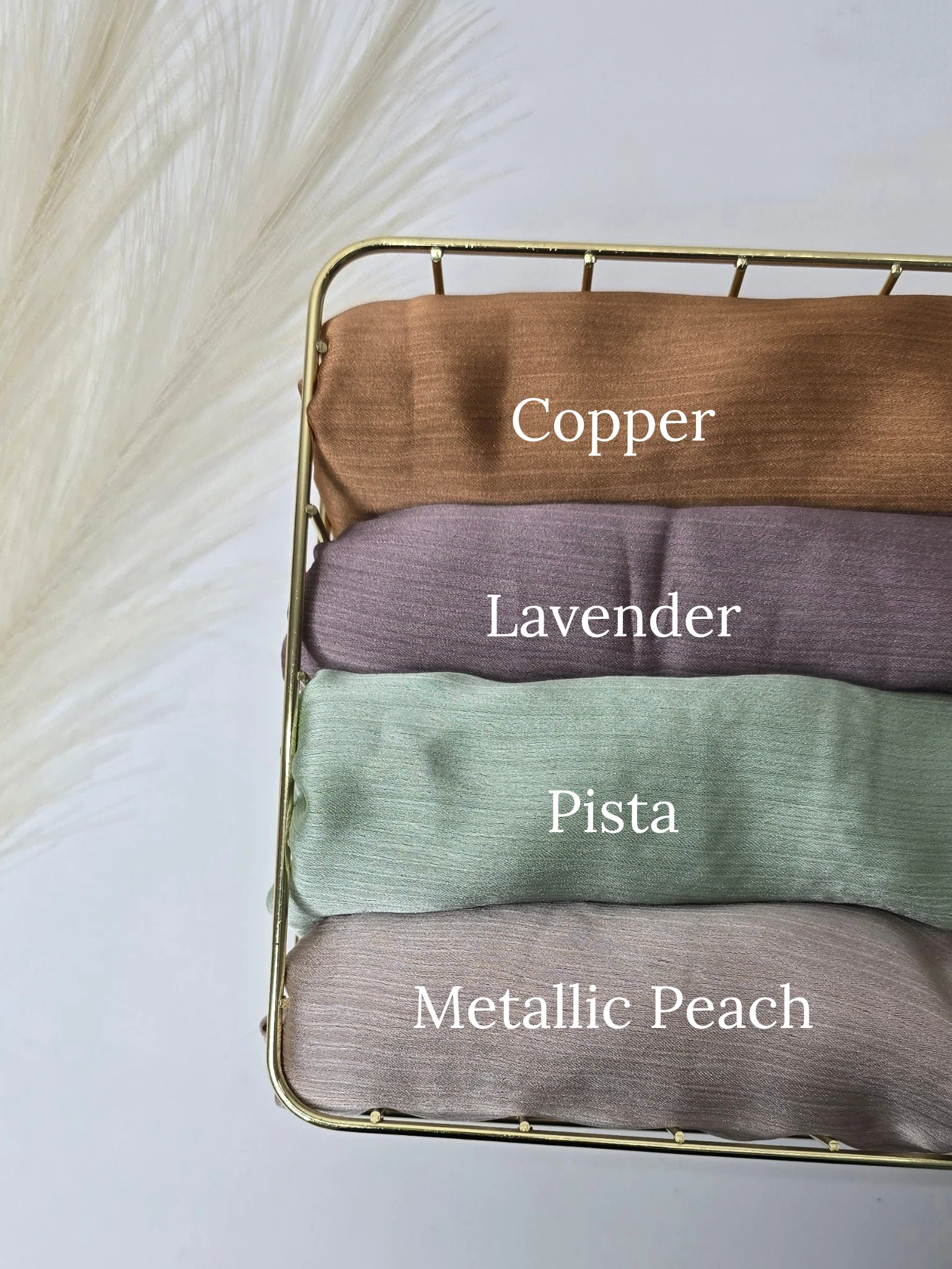 Muna Satin Crochet Hijabs Summer Edition - Image 6