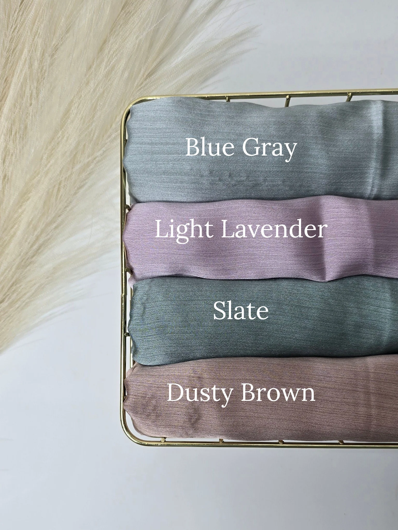 Muna Satin Crochet Hijabs Summer Edition - Image 7