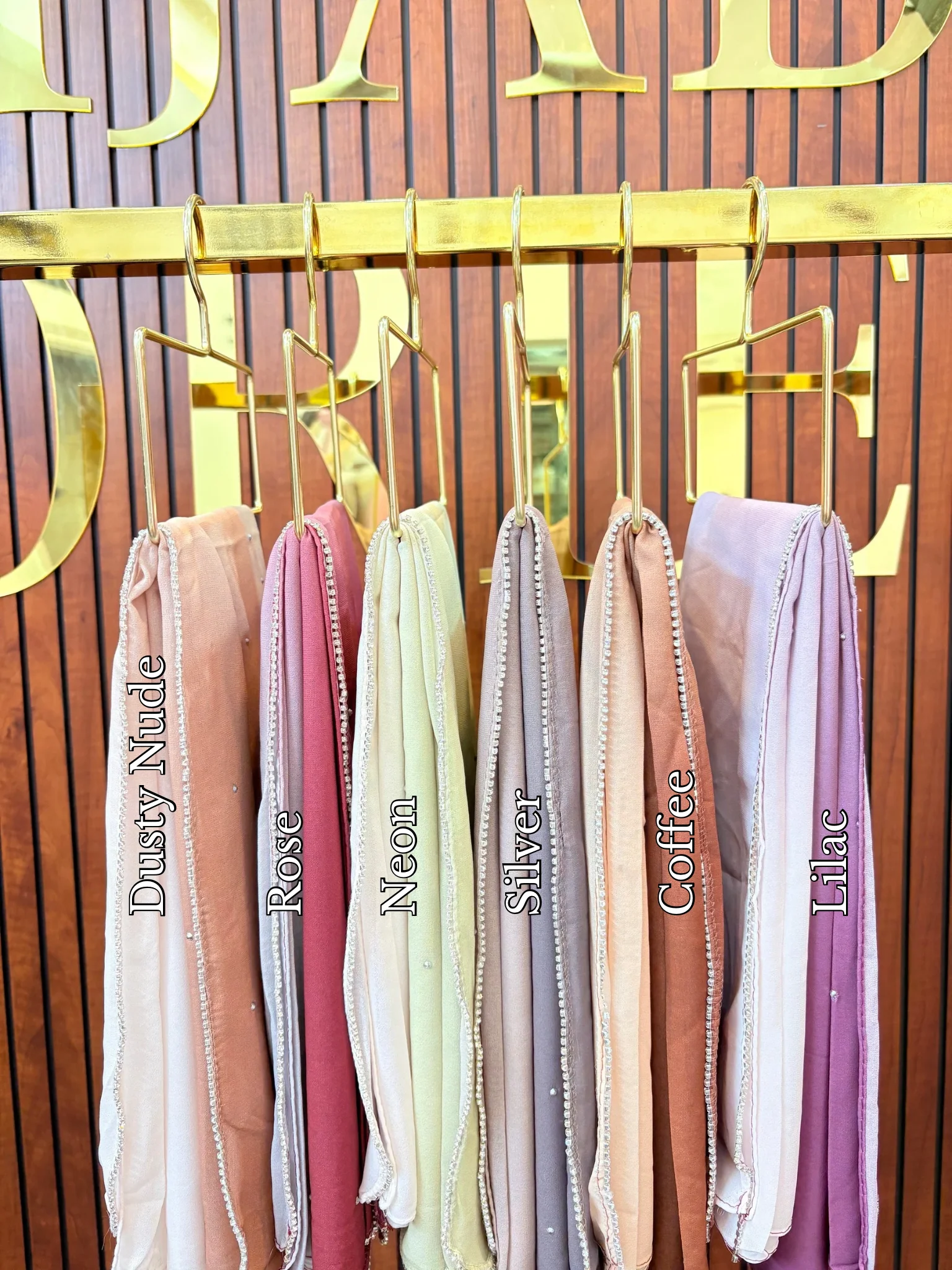 Ombre Chiffon Stone Hijabs - Image 3