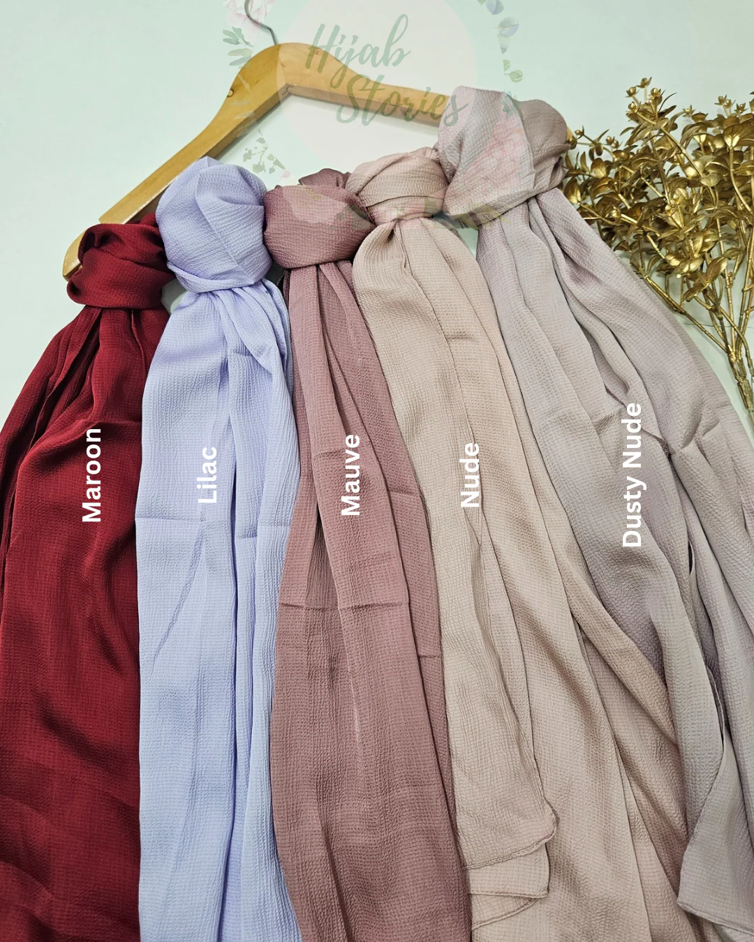 Premium Bubble Satin Hijabs - Image 4