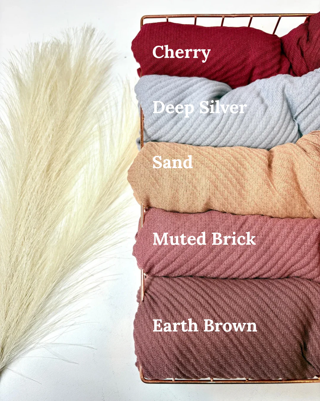 Premium Pleated Internet Cotton Hijabs - Image 3