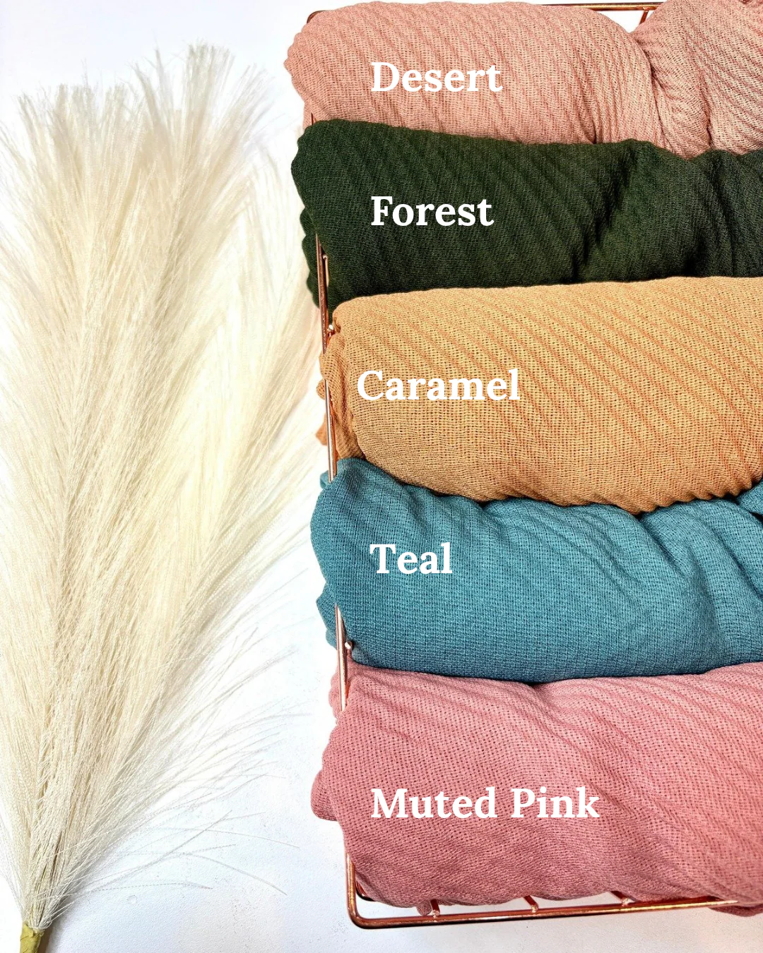 Premium Pleated Internet Cotton Hijabs - Image 4