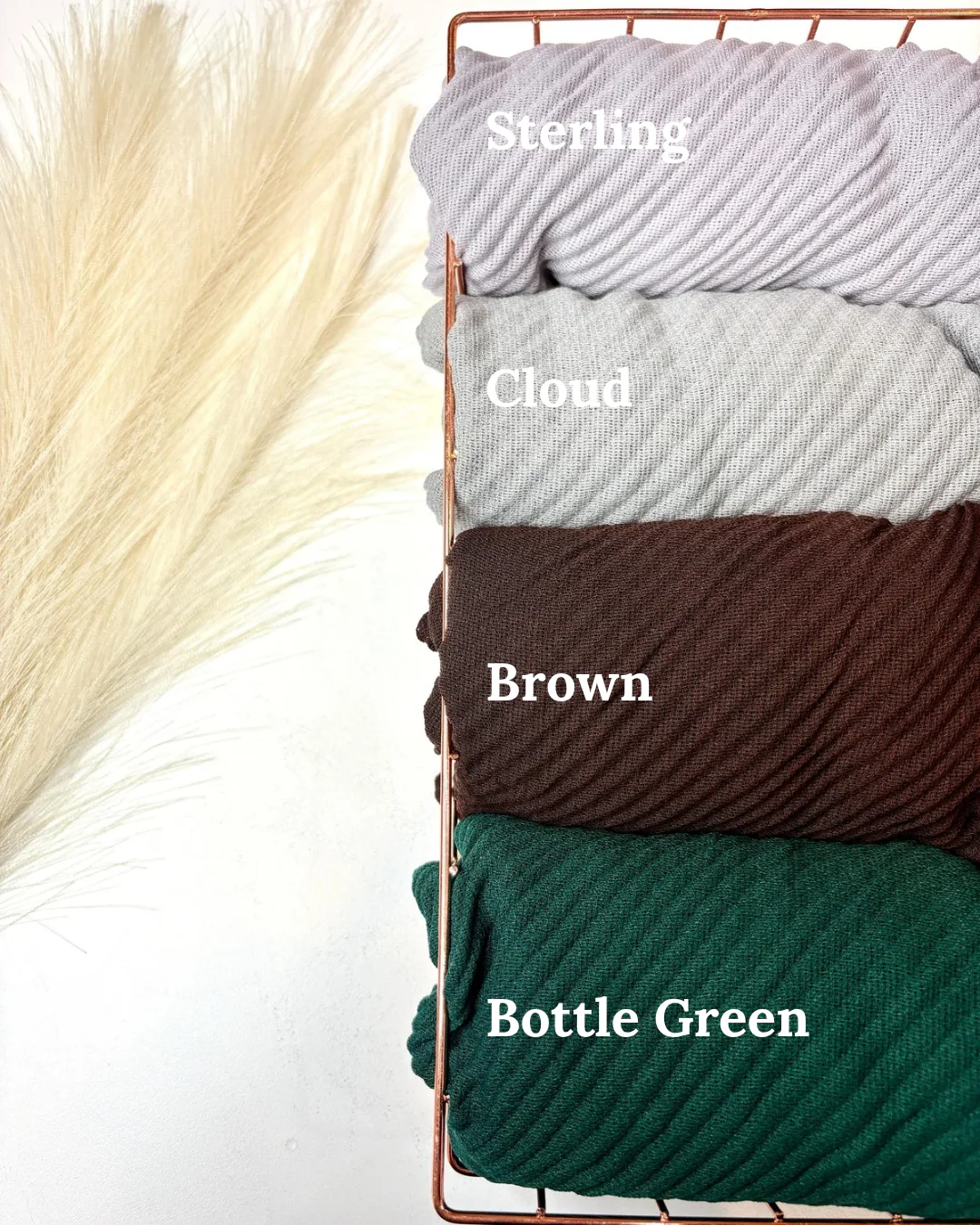 Premium Pleated Internet Cotton Hijabs - Image 5