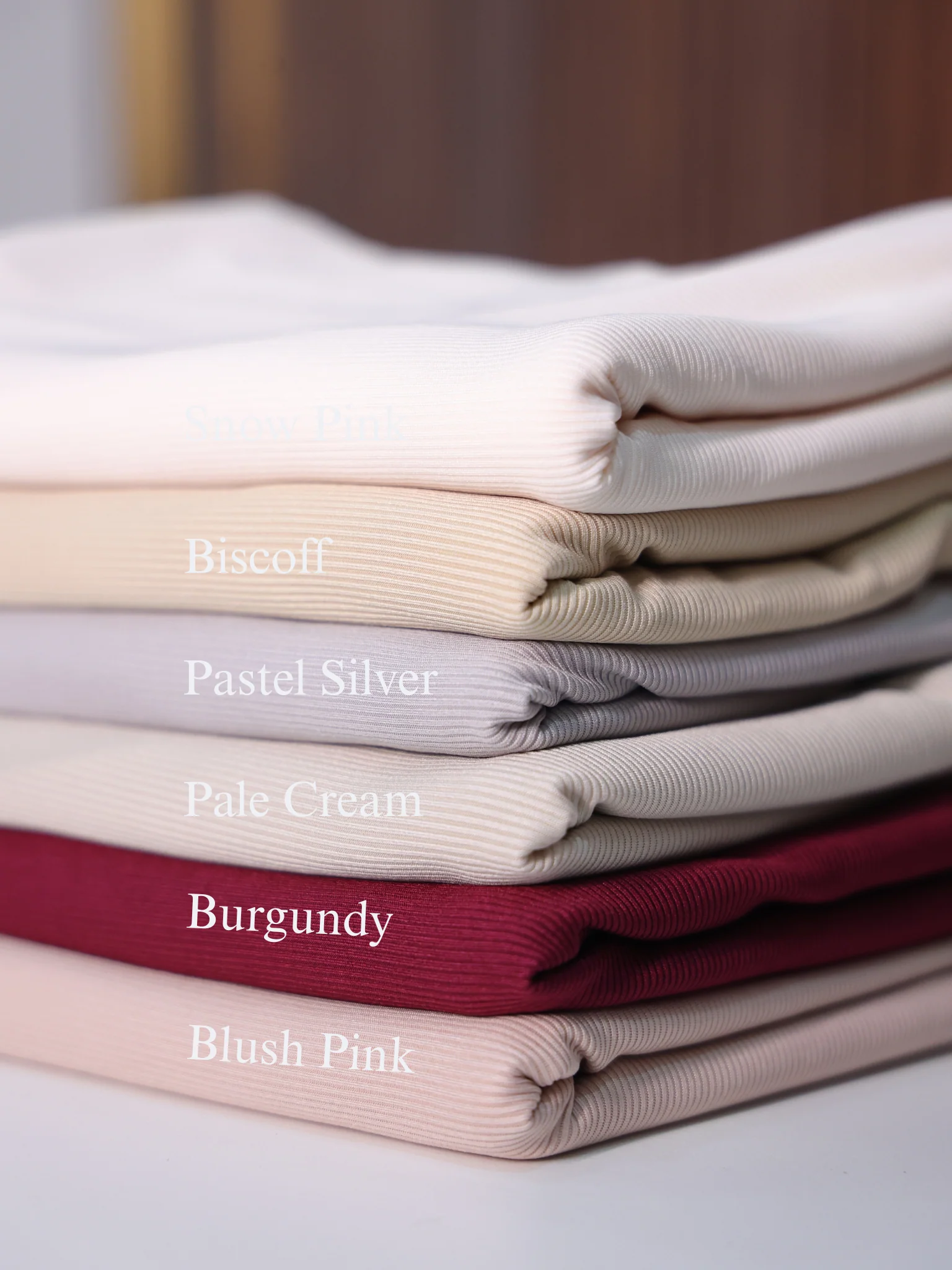 Yusraa Ribbed Jersey Hijabs Winter Edition 25' - Image 4