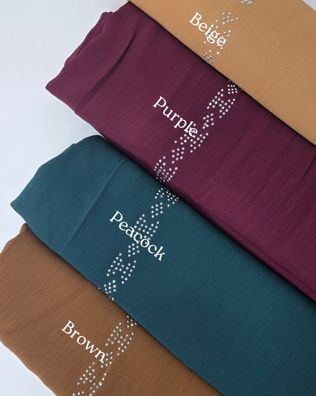 Stone Muna Chiffon Hijabs - Image 4