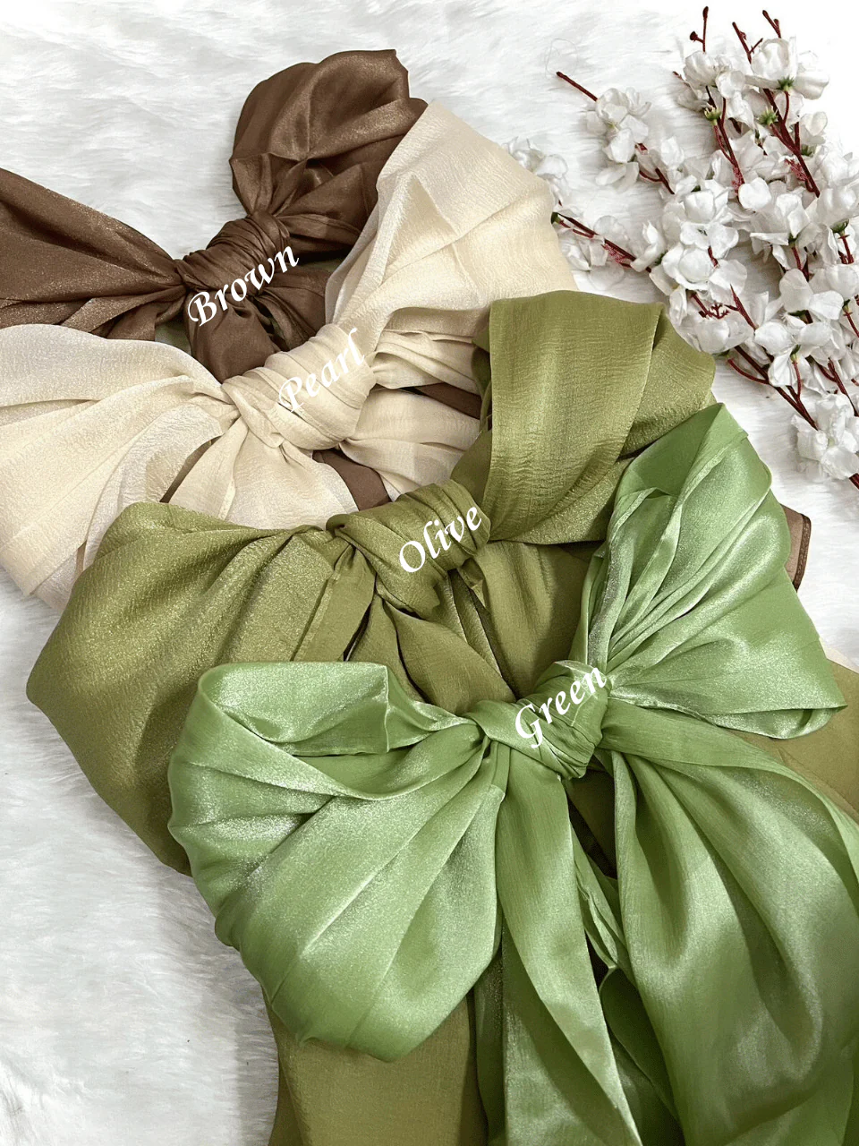 Tissue Organza Hijabs - Image 3