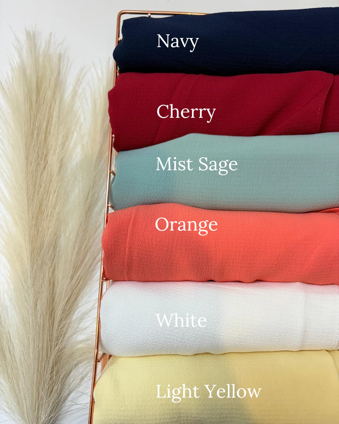 Yusraa Bubble Chiffon Hijabs - Image 3