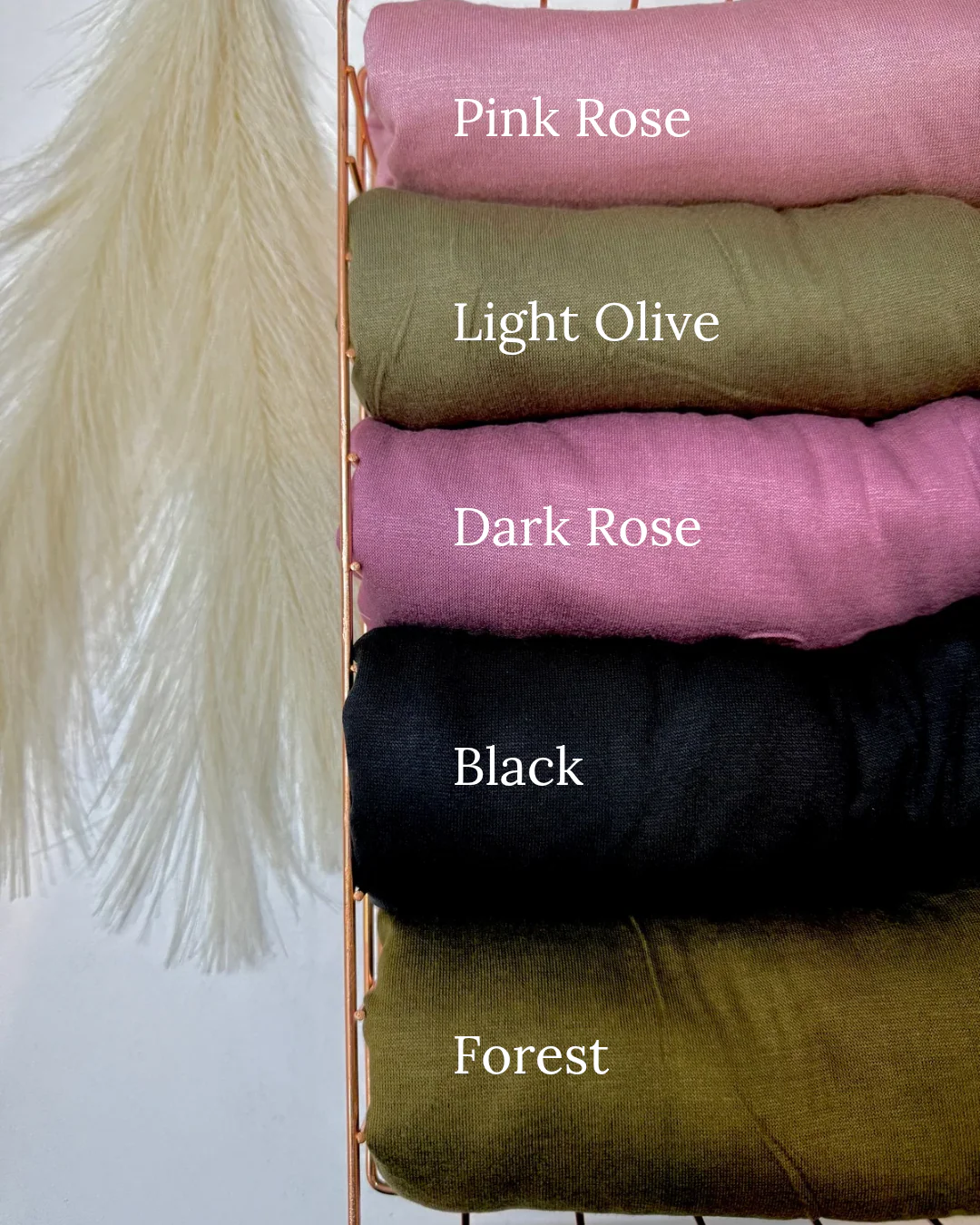 Yusraa Classic Cotton Jersey Hijabs Summer 25 - Image 5