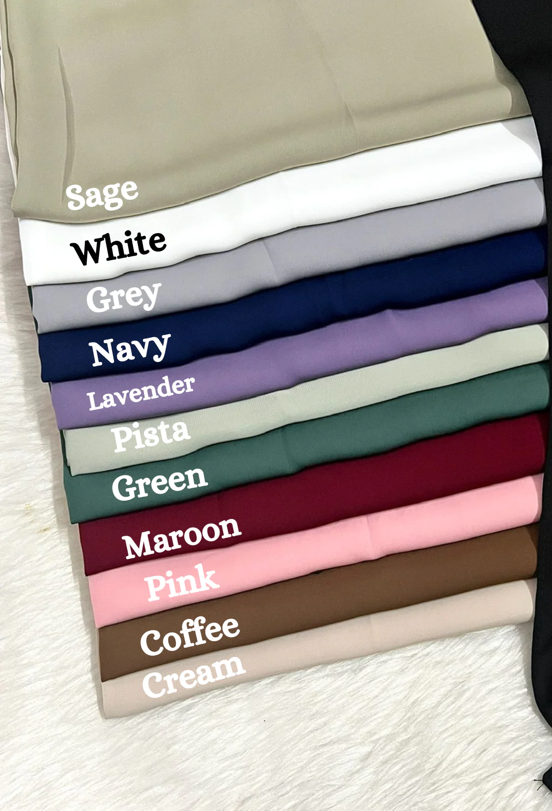 Yusraa Premium Madina Chiffon Hijabs - Image 3