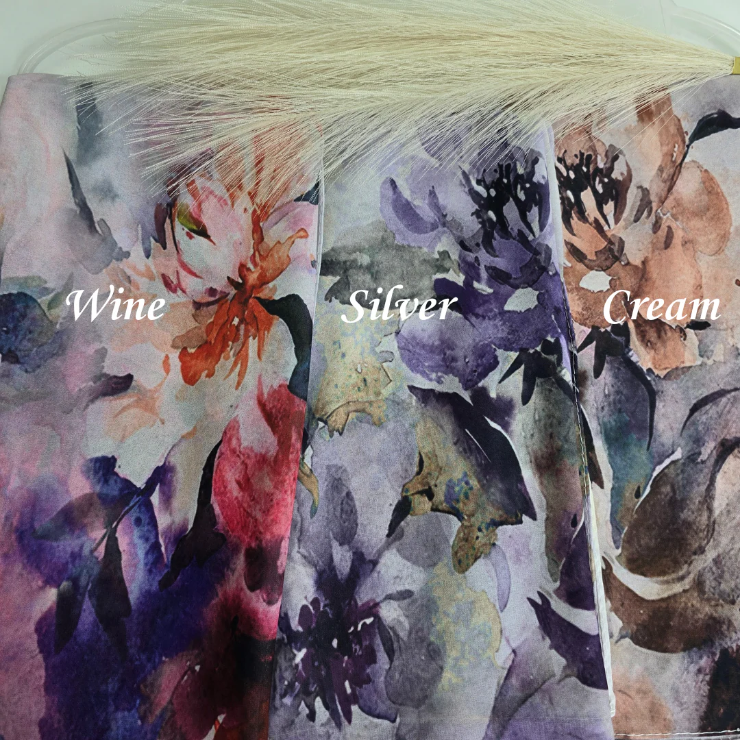 Zera Chiffon Printed Hijabs - Image 5