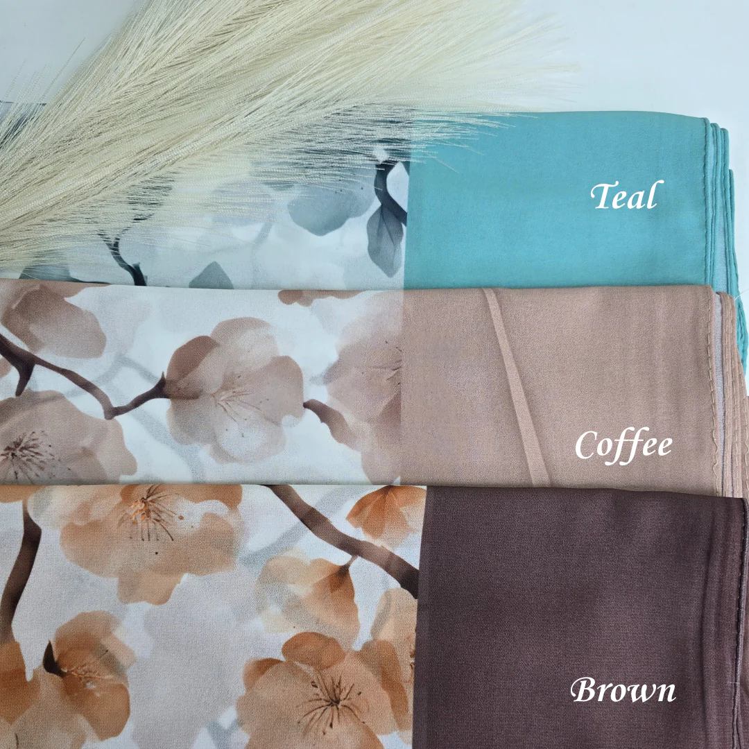 Zera Chiffon Printed Hijabs - Image 5