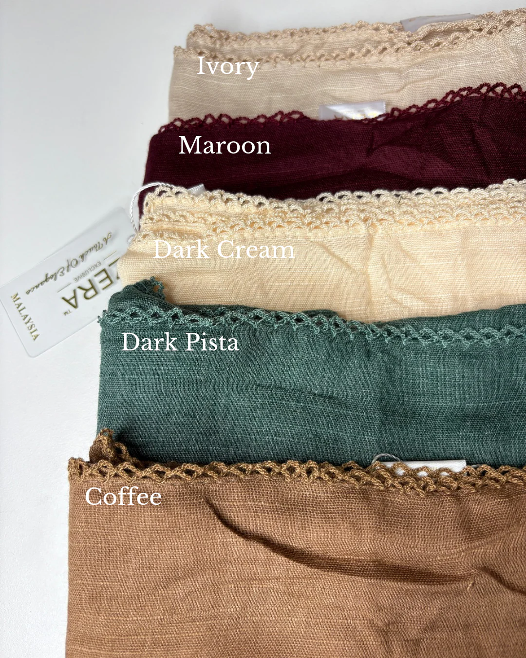 Zera Cotton Crochet Hijabs - Image 5