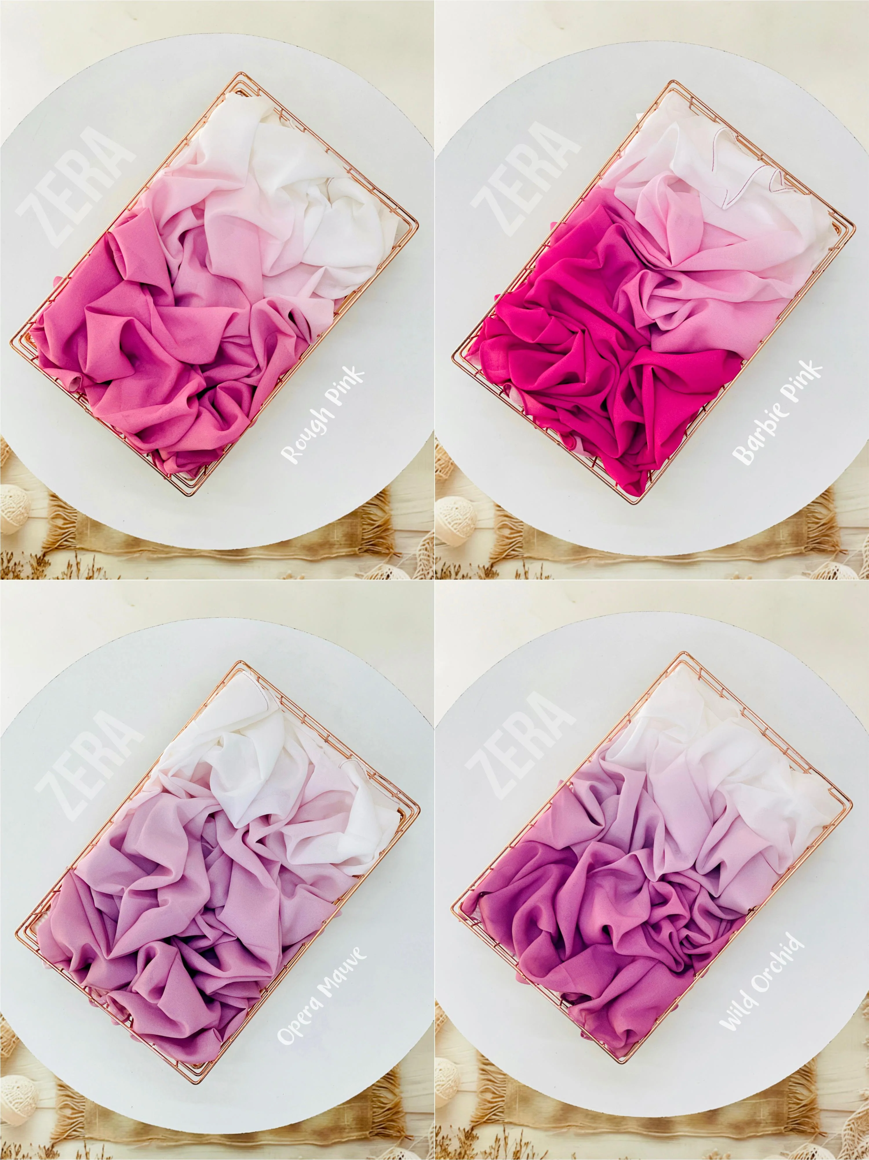 Zera Premium Ombre Malaysian Heavy Chiffon Hijabs 2M - Image 6