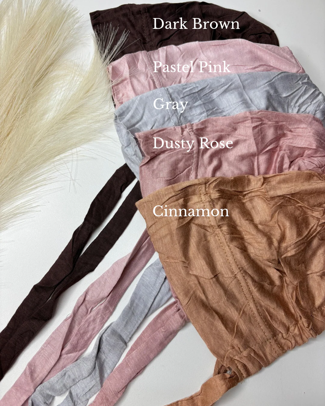 Zera Tie Hijab Caps (Elastic) - Image 3